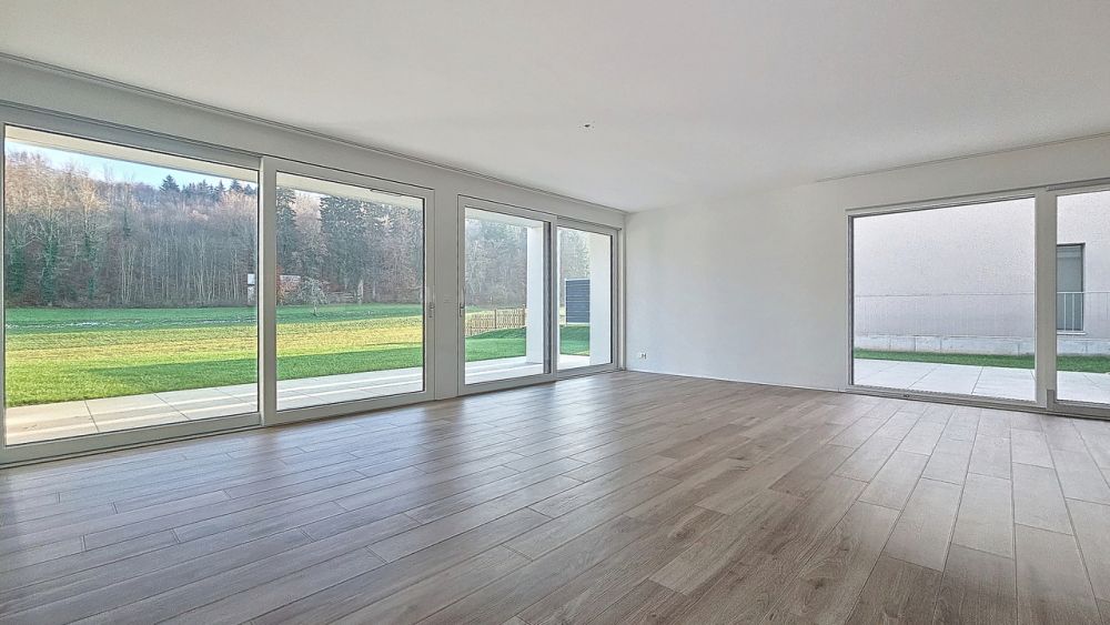 Villa individuelle 5 pces à Domdidier / FR (villa B) - Séjour / salle à manger - rez