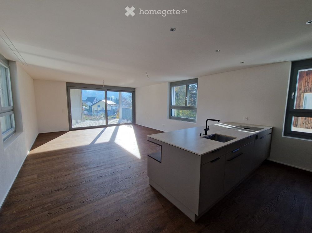 Moderne 4.5-Zimmer-Neubau-Wohnung mit Garage in Gachnang - Bild 2