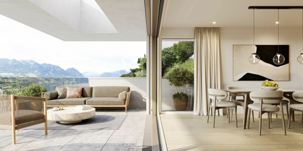 Neubau Terrassenwohnungen mit See- und Bergsicht - Bild 4