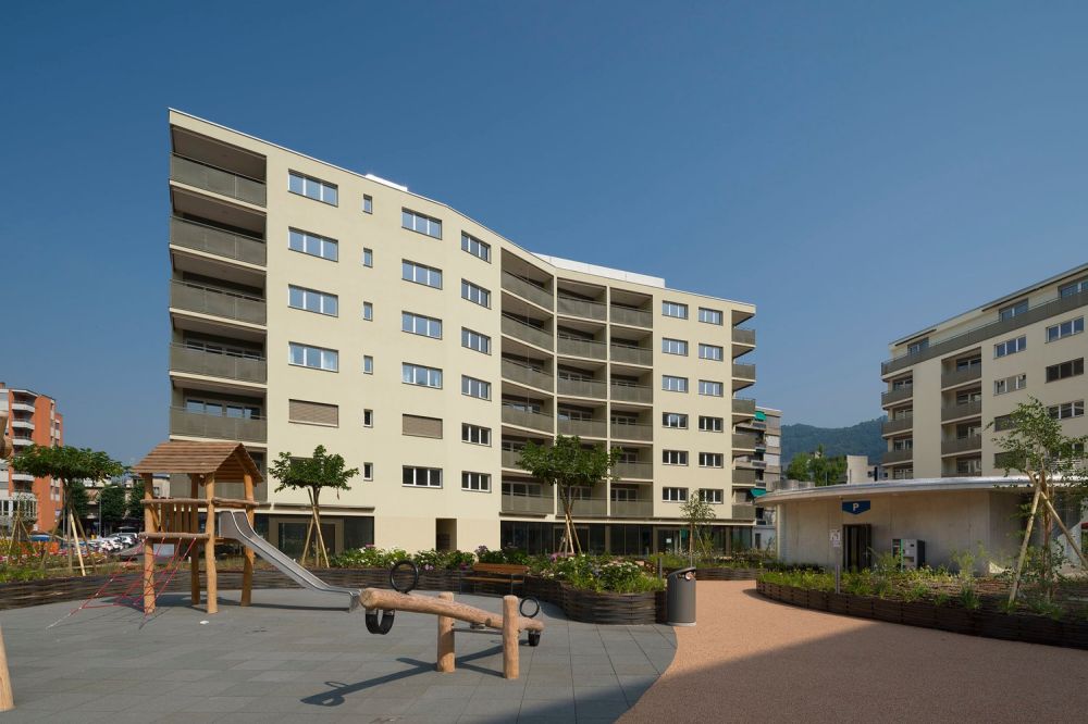 Luminoso e moderno appartamento - Aussenansicht