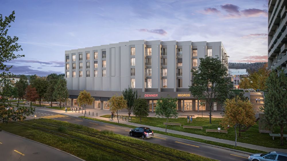 Erstvermietung KESSLERPLATZ  Urbanes Wohnen in der Stadt Schlieren - Besucheransicht Nord