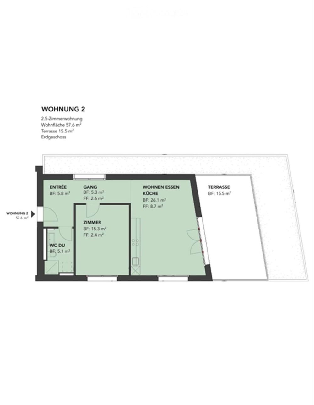 Ab Sofort*Nachmieter gesucht*2,5 Zimmer Wohnung - Bild 1