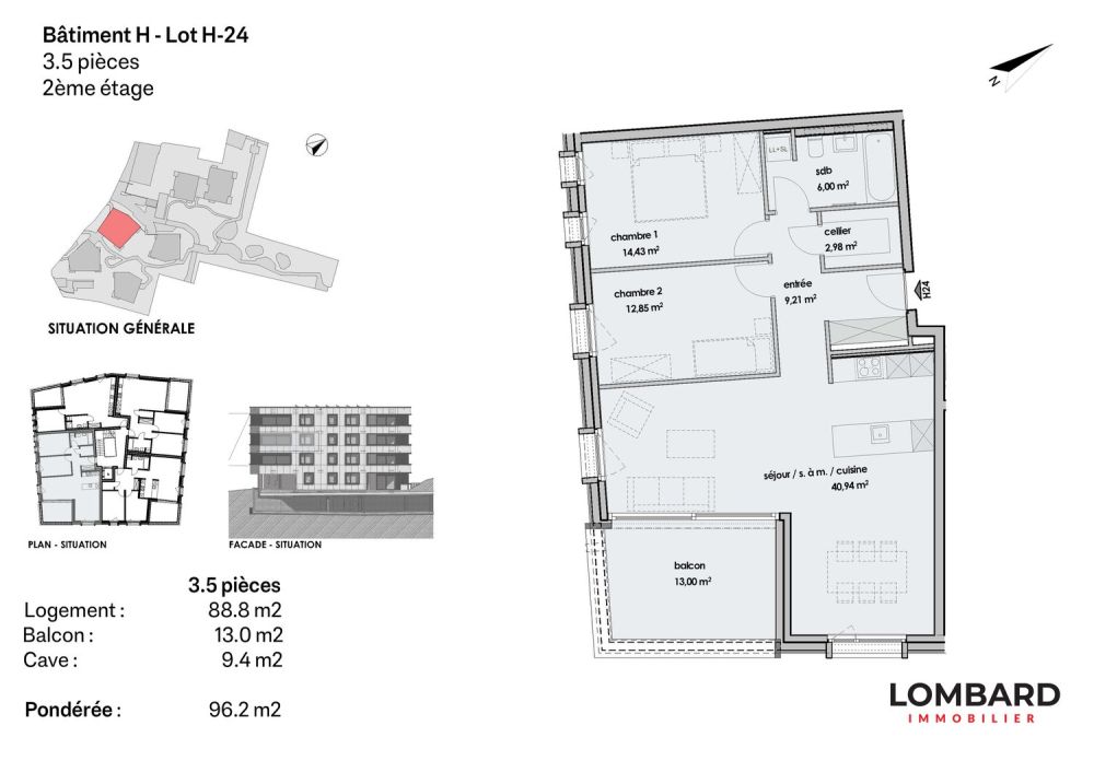 Appartement de 3.5 pièces au 2ème étage - Bild 6