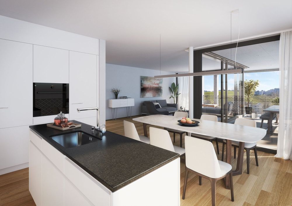 4 ½ Zi Etagenresidenz im 1. Stock im Flugbrunnenareal Bolligen - Bild 3