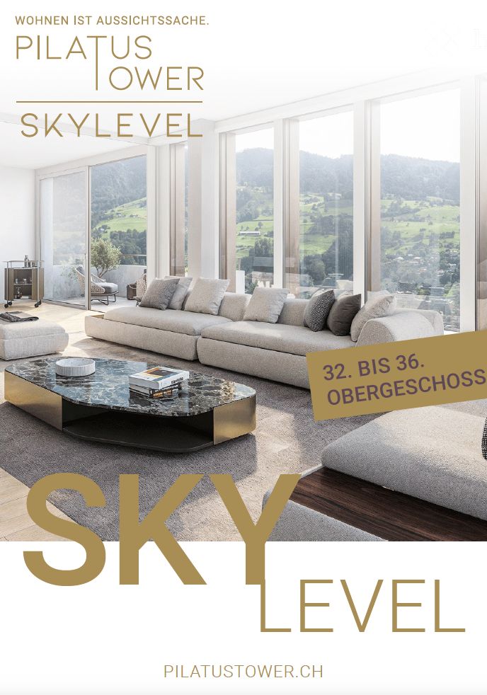 Exklusive 3.5-Zimmer-Neubauwohnung im 35. Stockwerk mit Panoramablick - Bild 1