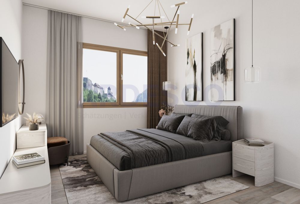 Ein Zuhause mit Weitblick - modernes Wohnen an historischer Kulisse - Schlafzimmer