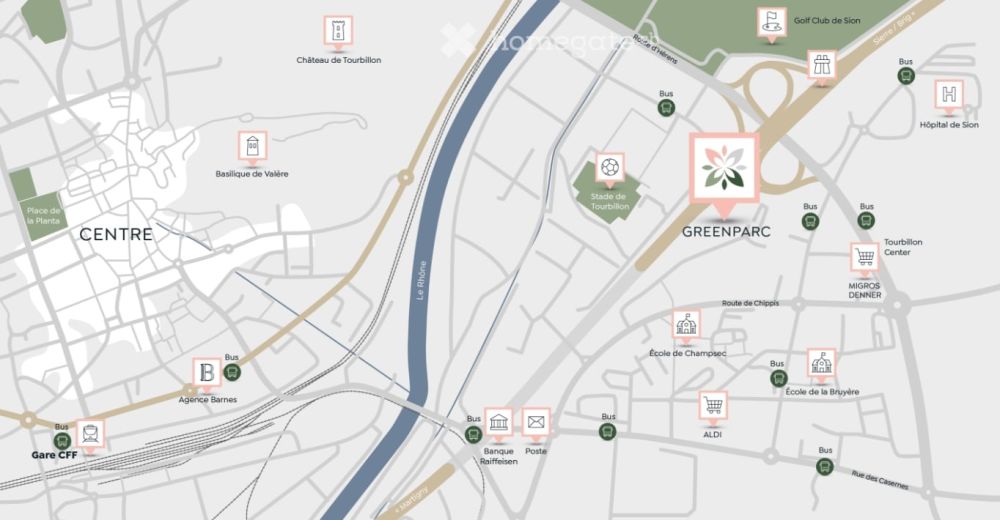 Grand Appartement neuf de 1.5 pièces – Résidence GREENPARC, Sion - Bild 5