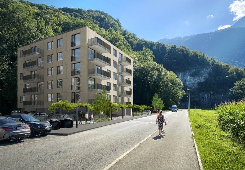07605 - Appartement 2.5 pièces - Ch. de la Barme 7 - Collombey - Immeuble