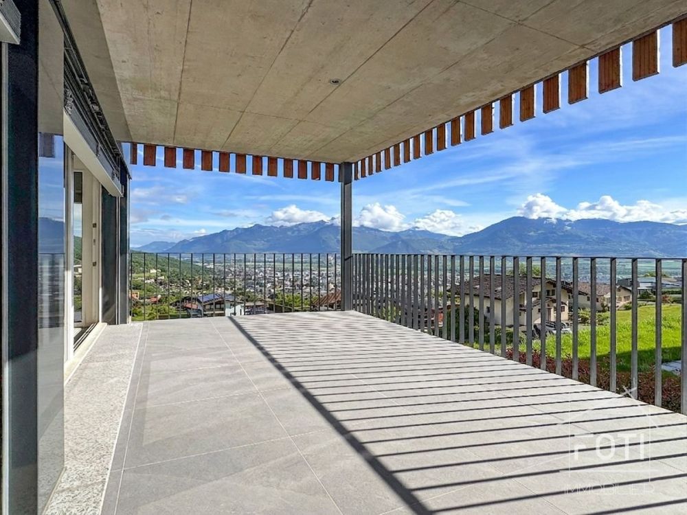 LOCATION-VENTE : Villa individuelle NEUVE de 4,5 pièces avec belle vue sur la plaine. - Terrasse