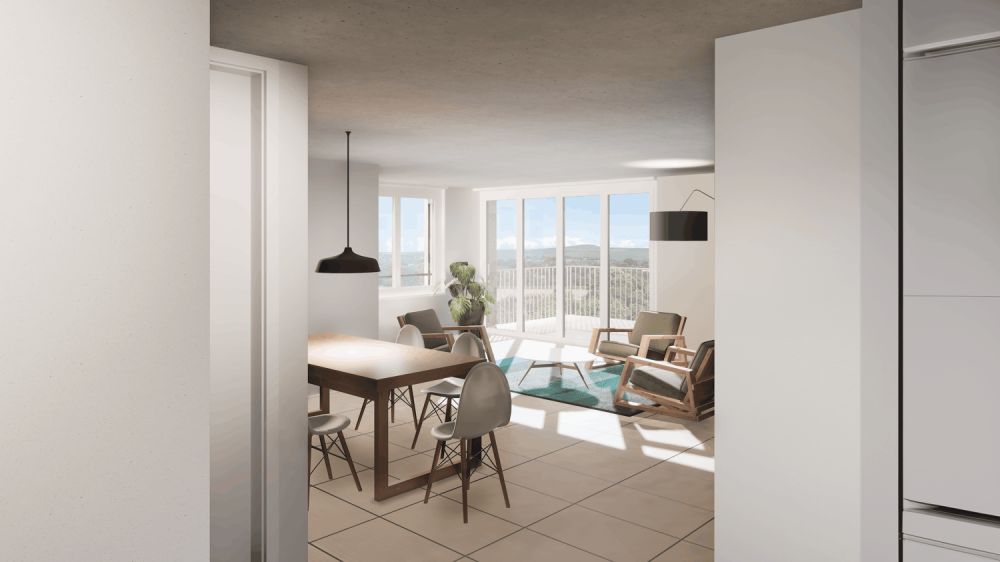 ERSTVERMIETUNG — 3.5-Zimmer-Attikawohnung mit mehreren Terrassen - Bild 1