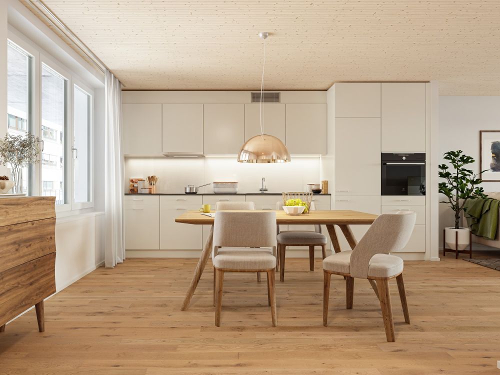 Erstvermietung KESSLERPLATZ  Urbanes Wohnen in der Stadt Schlieren - Küche