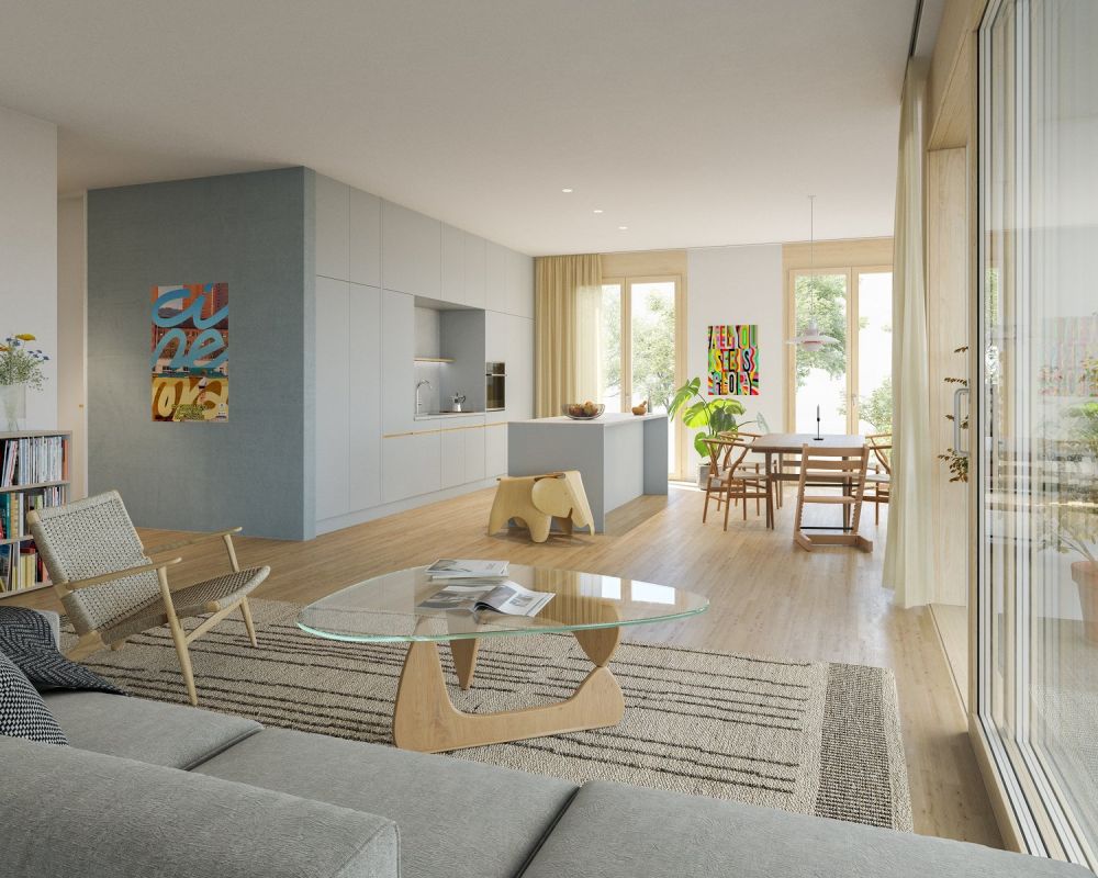 Grosszügige 5 Zimmer- Wohnung im 4. OG - Skandinavisches Design - Bild 4