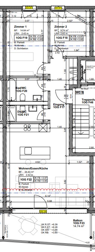 Moderne 3-Zimmer-Wohnung mit Balkon - Bild 11