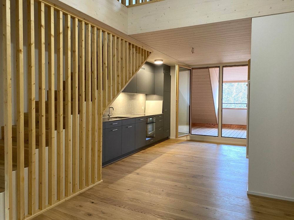 Einzigartiges Wohnen im Herzen der Altstadt - Saf 7, 6C, Küche mit Blick auf Loggia 2