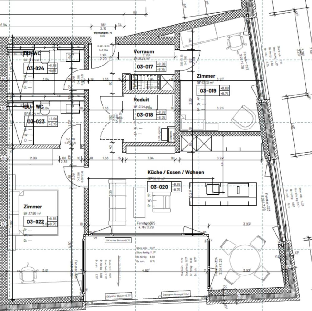 Moderne 3.5-Zimmer-Nebau-Wohnung an der Bahnhofstrasse in Wohlen - Bild 3