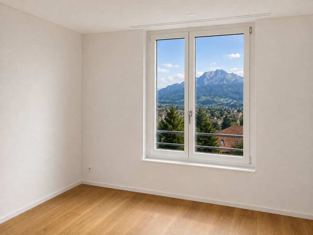 Erstbezug hochwertige 4.5-Zimmer-Wohnung im 1. OG mit Berg und Seesicht - Bild 4