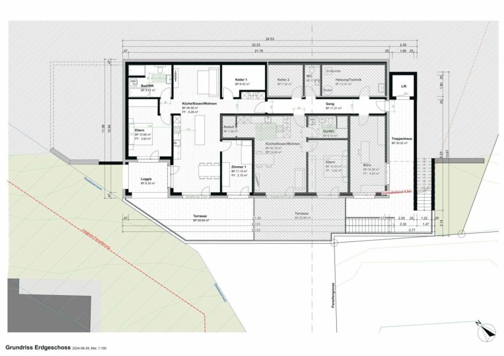3.5-Zimmer-Neubauwohnung mit grosszügiger Terrasse und Loggia - Bild 4
