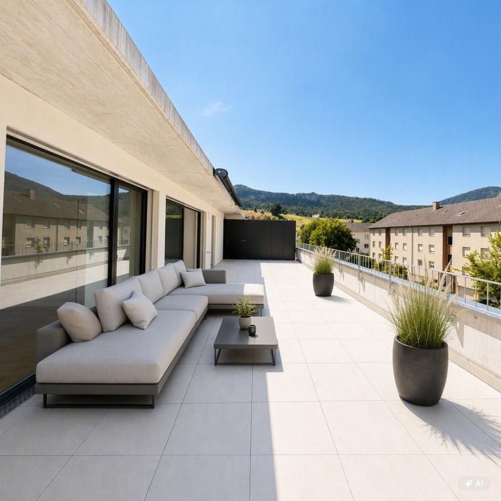 Unsere letzte Attika wartet auf Sie 80m2 Terrasse und toller Ausblick - Bild 1