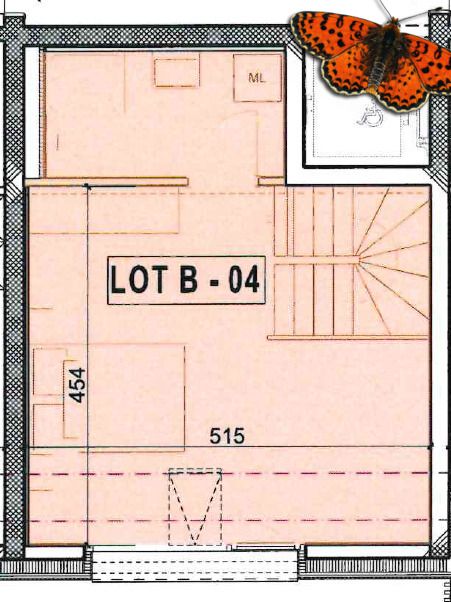 2½ EN DUPLEX - Neuf au calme - Plan 1er éatge