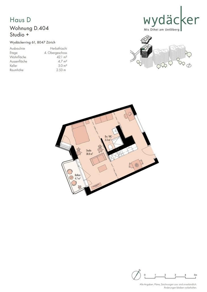 Wohnen am Wydäckerring - Modernes Zuhause am Uetliberg - Bild 4