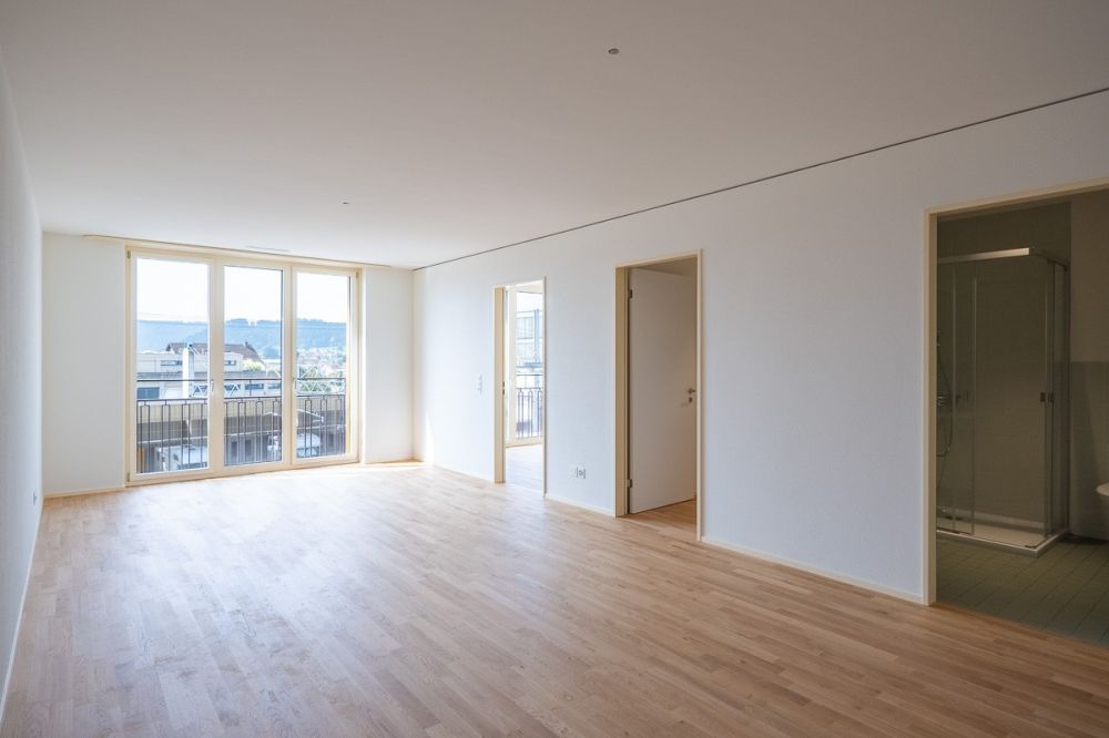 2.5-Zi. Wohnungen im Neubau "Perronimo" in Wil - Wohnzimmer