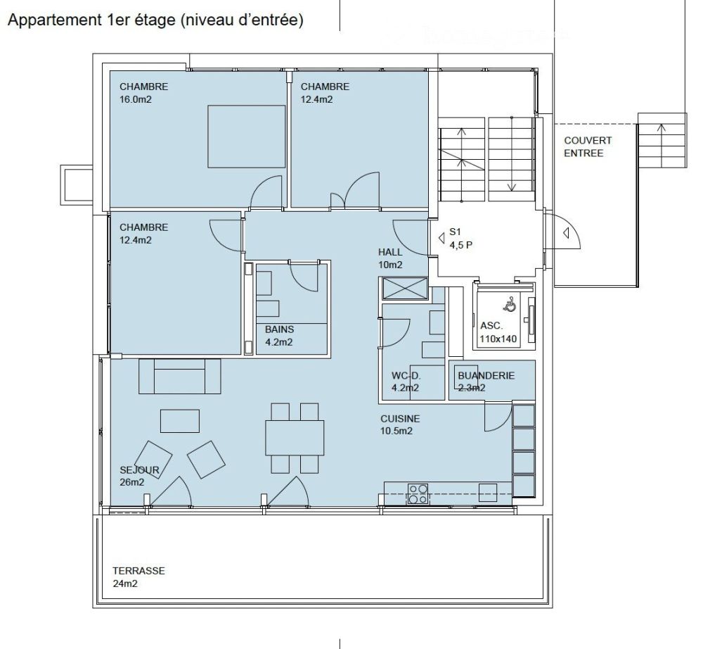 Magnifique appartement 4.5 pièces avec vue panoramique à Peseux - Bild 3
