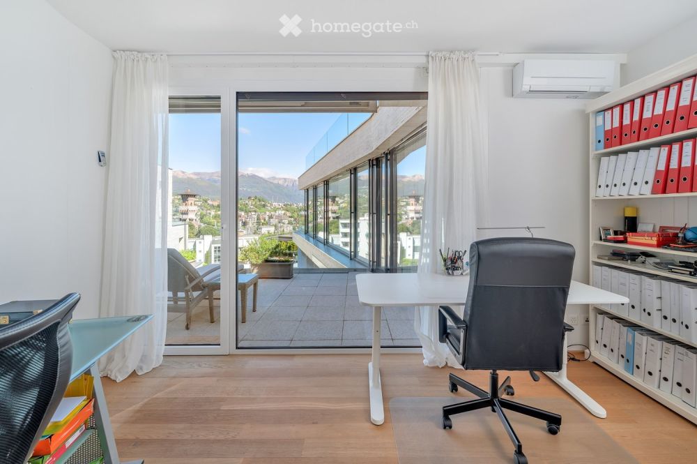 Moderno appartamento di 4.5 locali con vista lago a Paradiso - Bild 12