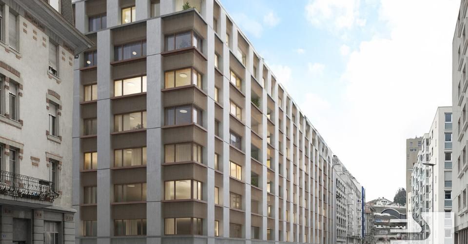 Appartement neuf de 3½ pièces, avec parking, au centre ville - Appartement 3.5 pièces - image - 1