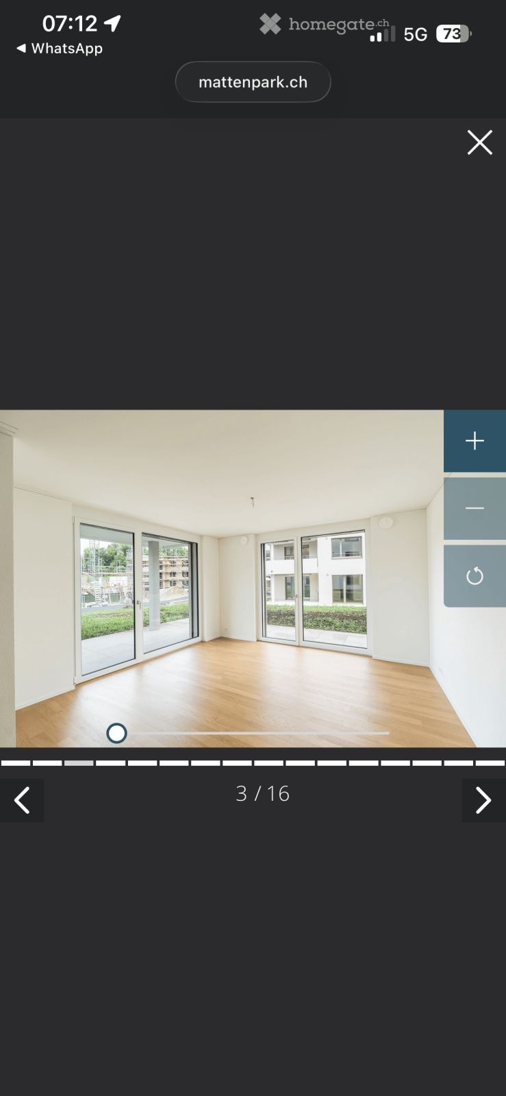 Moderne 3.5-Zimmer-Wohnung mit Balkon in Othmarsingen - Bild 4