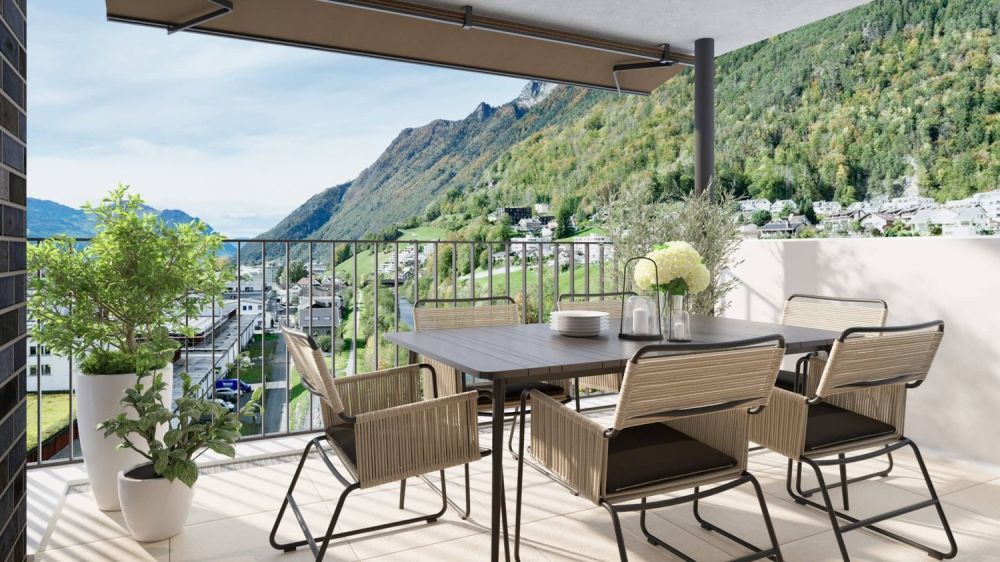 Leben an zentraler Lage, umgeben von einer wundervollen Naturpracht. - Balkon/Terrasse/Sitzplatz