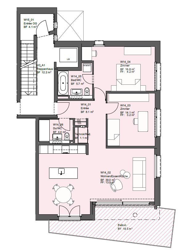 NEUBAU: 3.5 Zimmer-Genossenschaftswohnung im grünen Bubendorf! - Bild 11
