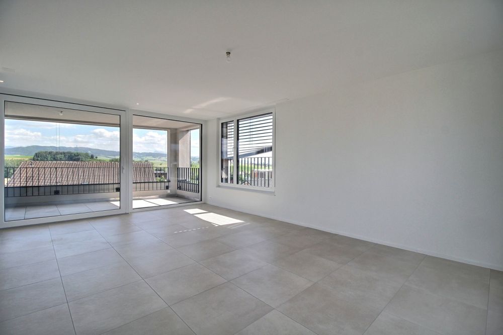 Magnifiques appartements neufs de 4.5 pièces à Lentigny - Séjour