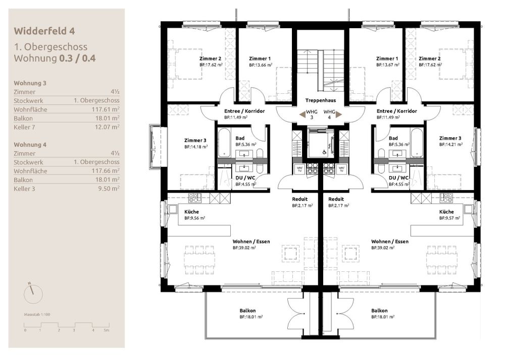 Moderne 4.5-Zimmer Neubau - 1. OG - Bild 7