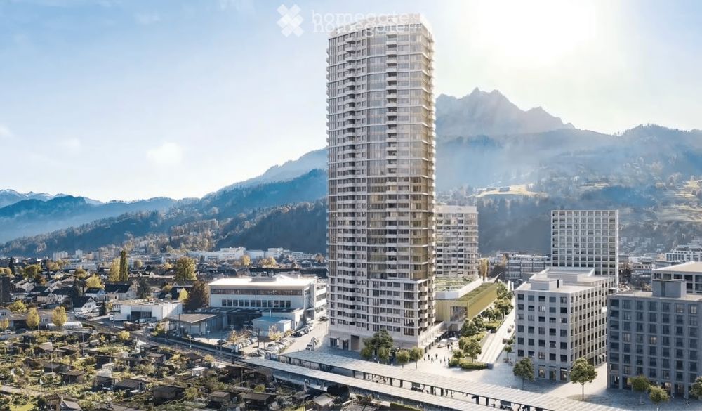 Exklusive 3.5-Zimmer-Neubauwohnung im 35. Stockwerk mit Panoramablick - Bild 5