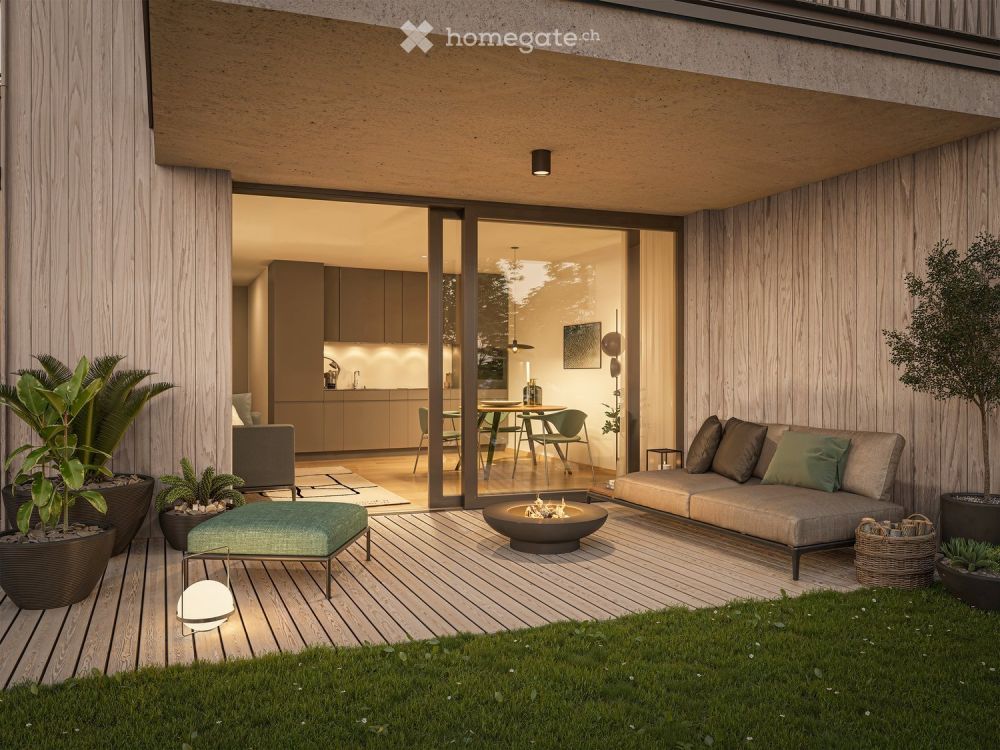 2.5 Zimmer Eigentumswohnung mit 17m2 Terrasse und 50m2 Garten-Sondernutzungszone - Bild 1