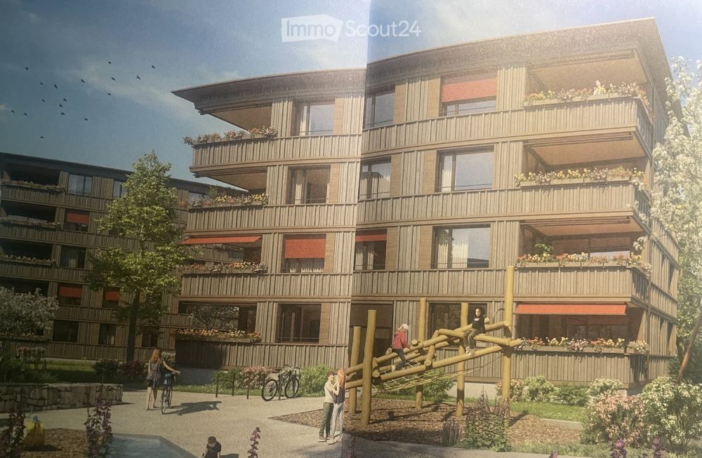 Moderne 4.5-Zimmer-Dachwohnung in Uetendorf – Neubau mit Minergie-Zertifizierung - Bild 1