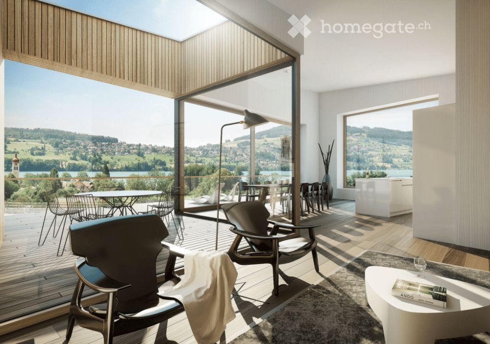 Wohnen am Hallwilersee mit Berg- und Seesicht – 4.5-Zimmer Dachwohnung - Bild 2
