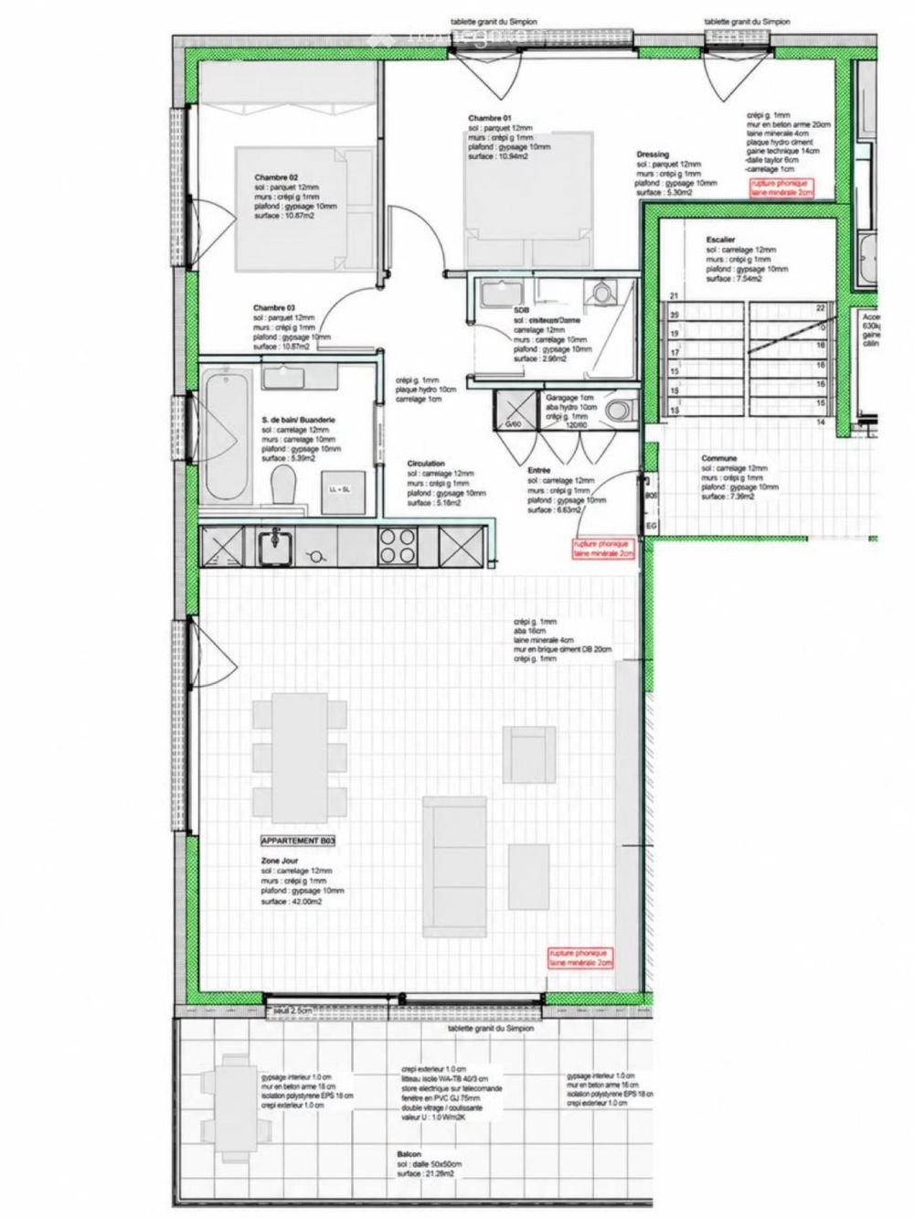 Appartement neuf, 3.5 avec vue - Bild 3