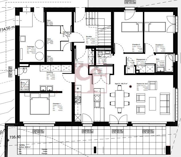 Plus que 2 magnifiques appartements d'exceptions de 4.5 pc. - Villa A - Appartement 1