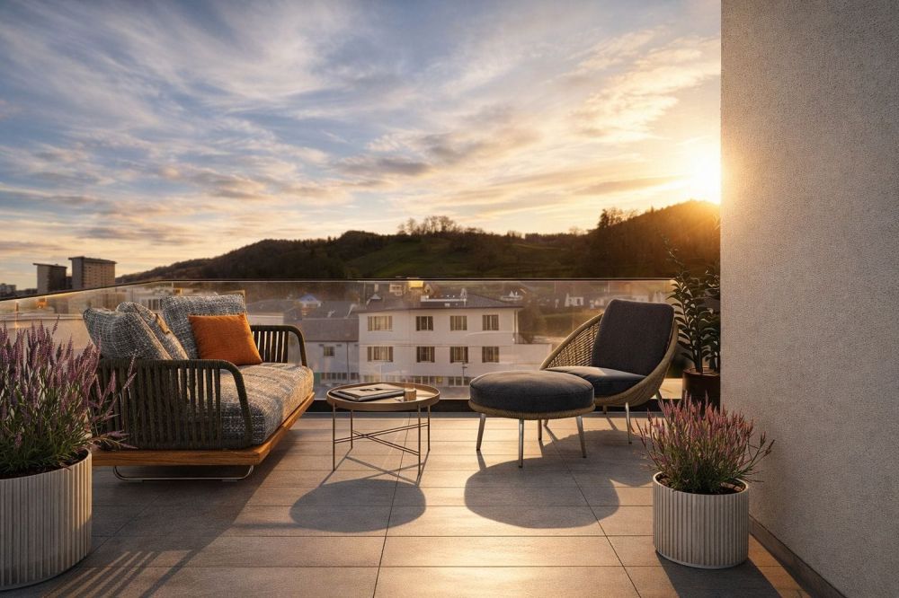 3.5-Zimmer-Attika mit grosser Terrasse in Killwangen mieten - Bild 1