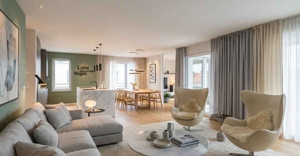 Moderne 5.5-Zimmer-Attikawohnung mit 143m² Terasse in Oberbüren (A5) - Attique 5.5 pièces - image - 4