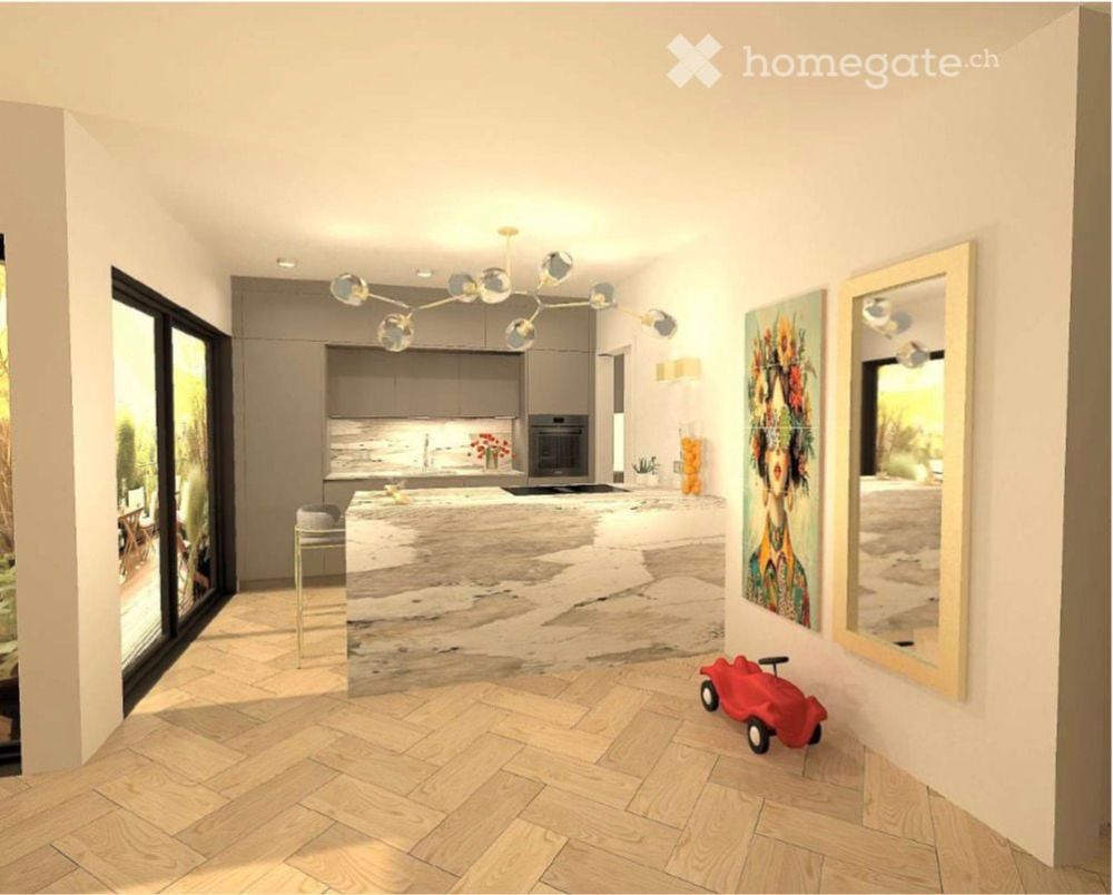 Magnifique appartement 4 pièces neuf avec vue sur les montagnes à Vandœuvres - Bild 3