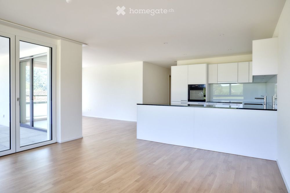 4,5 Zimmer Neubauwohnung mit unverbaubarem Ausblick ins Grüne, in den Naturpark Thal - Bild 5