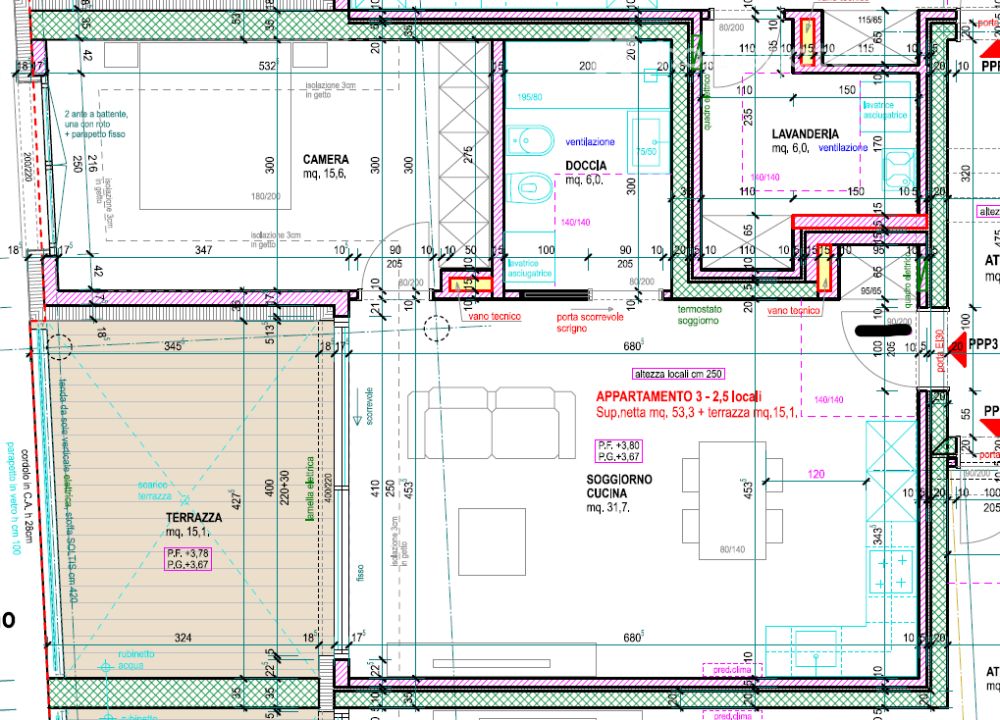 Moderno appartamento 2.5 locali in nuova costruzione a Bellinzona - Bild 2