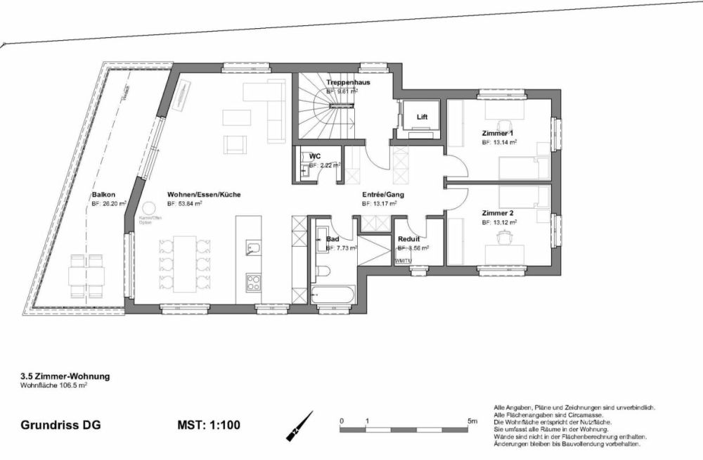 3.5 Zimmer-Wohnung - Bild 5