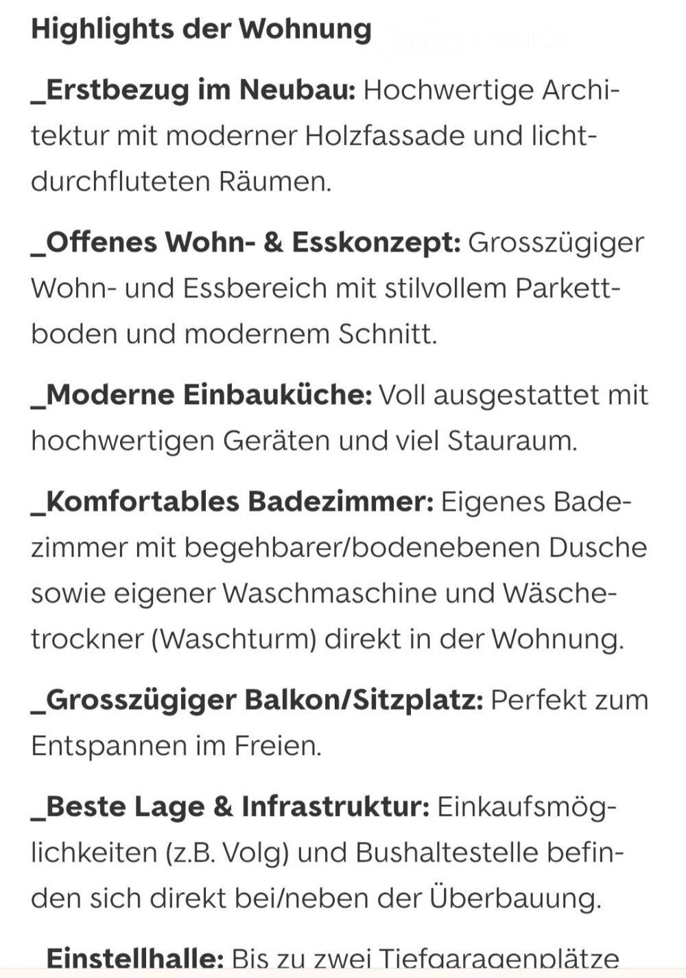 Erstvermietung 2.5 Zi.-Whg. / o1.12.2o26 - Bild 2