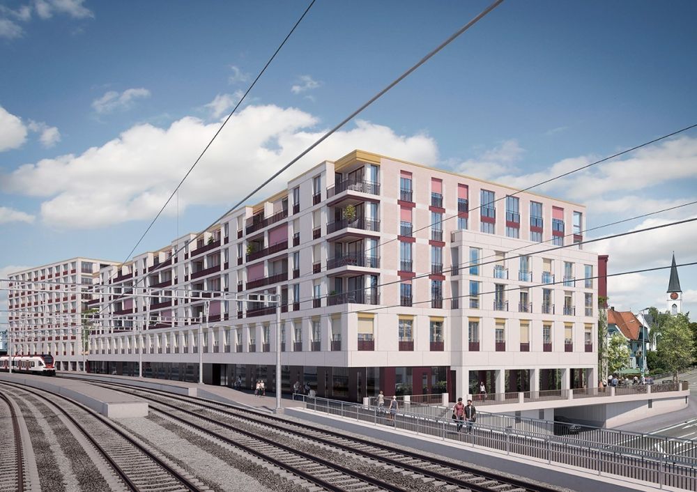 2.5-Zi. Wohnungen im Neubau "Perronimo" in Wil - Aussenansicht