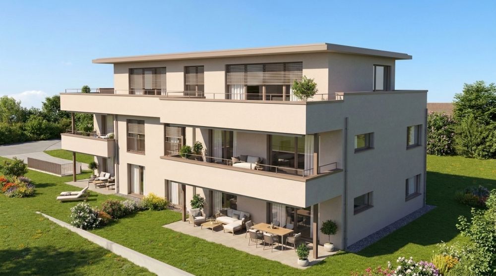 Modern wohnen mit Stil - exklusive Mietwohnungen in Biberist - 2 1/2 Zimmer Attikawohnung - Bild 6