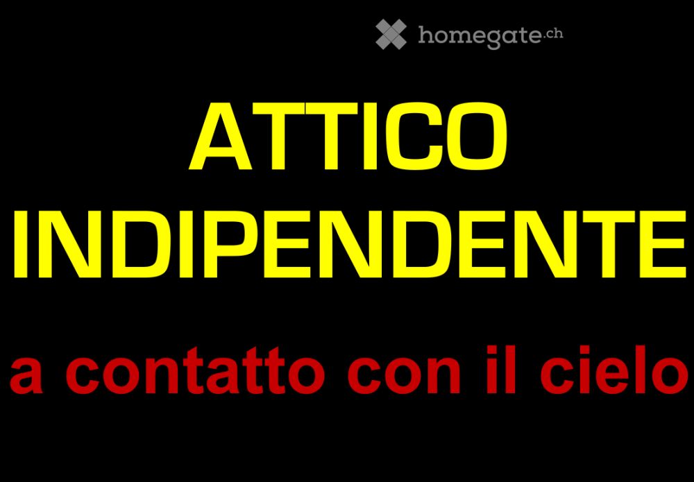 Affittasi ATTICO INDIPENDENTE a Viganello alta - Bild 1