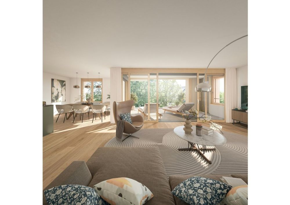 3.5 Zimmerwohnung mit Dachwohnung Feeling! - Beispiel Innenausbau